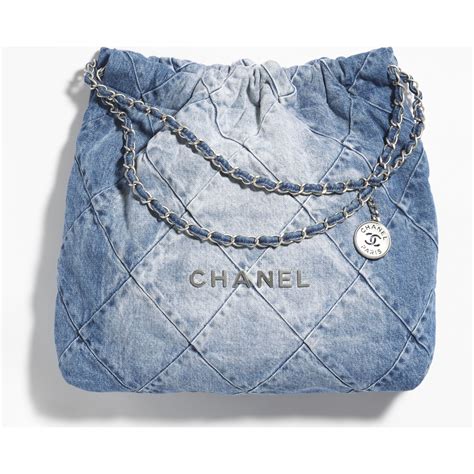 chanel 22 medium bag|chanel 22 bag denim.